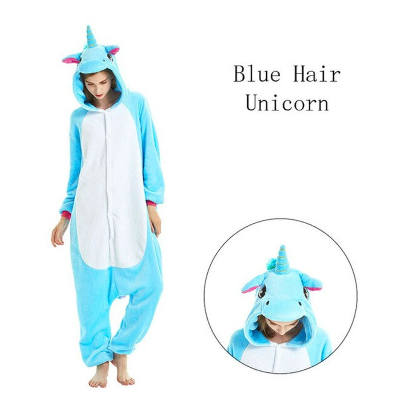 Pijama Unicornio Adulto Mujer Mameluco Disfraz Kawaii