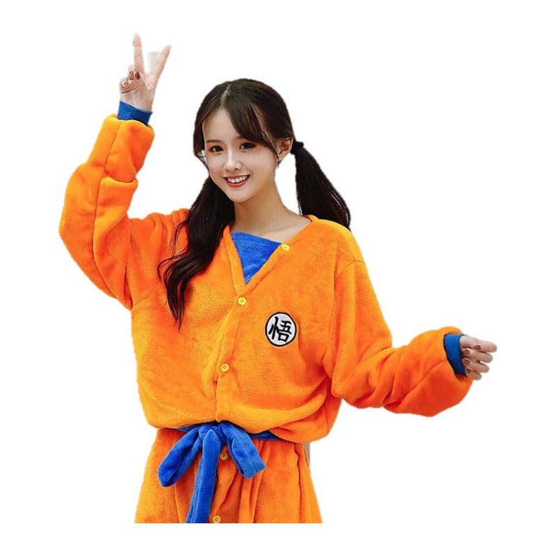 Pijama Dragon Ball Adulto Mujer Mameluco Disfraz Kawaii