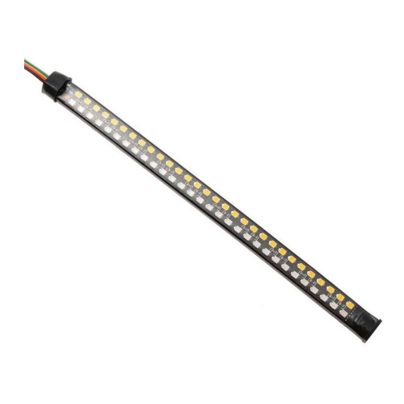 2 Tira Moto Led Secuencial Stop Direccionales Flexible 20cm