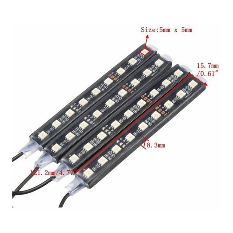 Tira Led Rgb Audioritmica Atmosfera Jetta Exterior Auto - Eurotruck Mexico