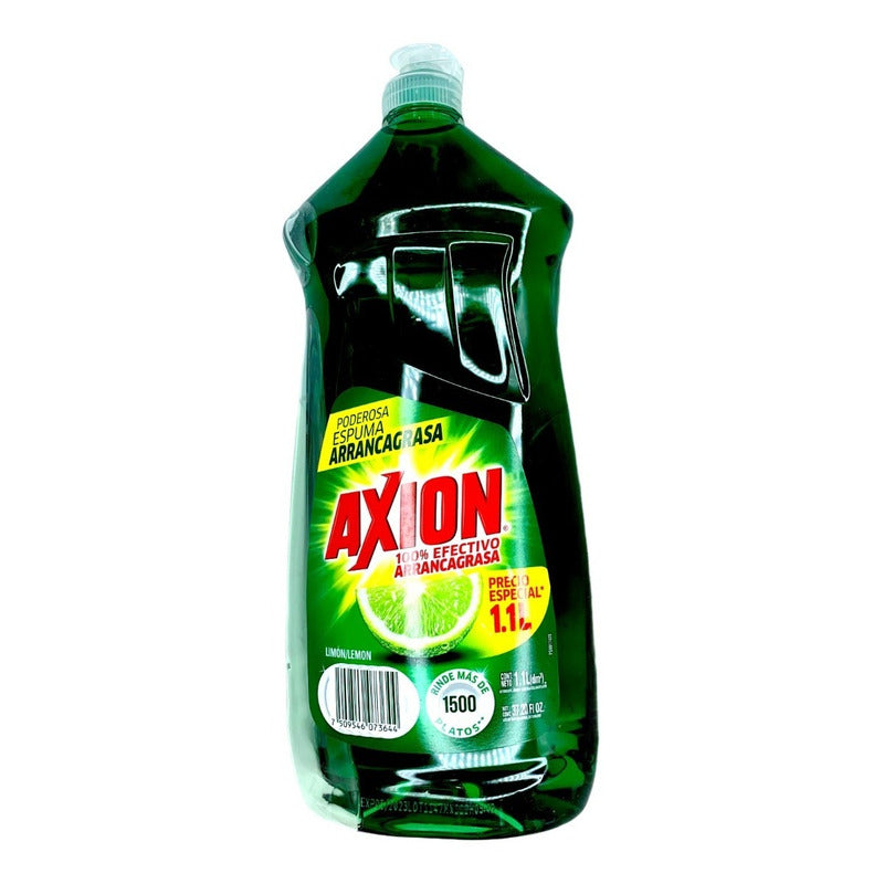 Jabón Lavatrastes Líquido Axion Arrancagrasa Limon 1.1l