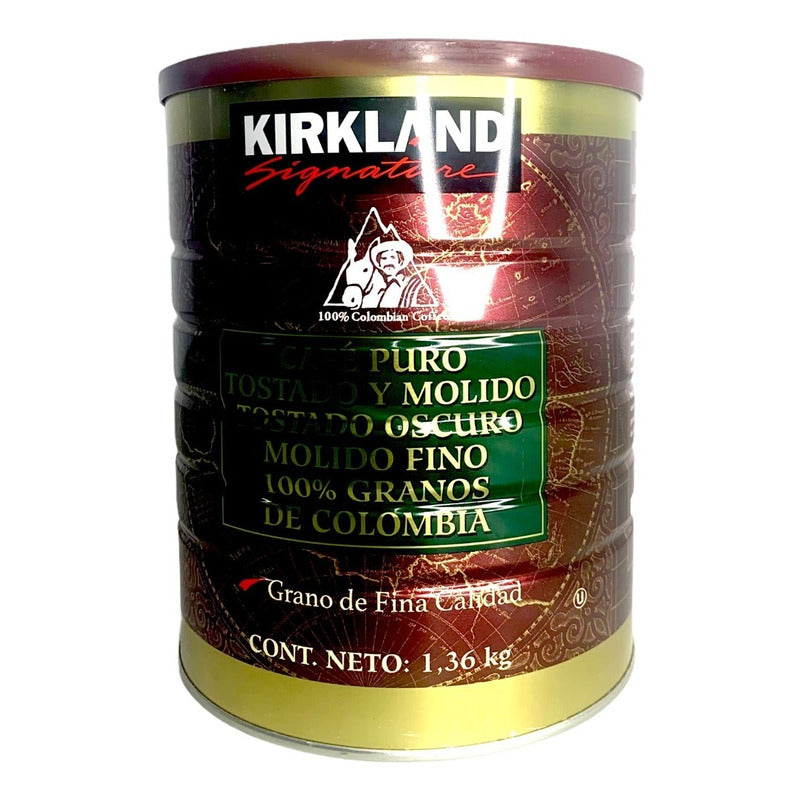 Cafe 100% Colombiano Kirkland Signature De 1.36 Kg Puro