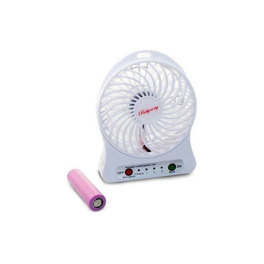 Ventilador Recargle Usb Portatil Bateria 3 Velocidades