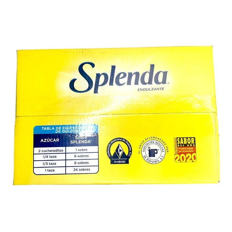 Endulzante Splenda Con 600 Sobres De 1 Gr