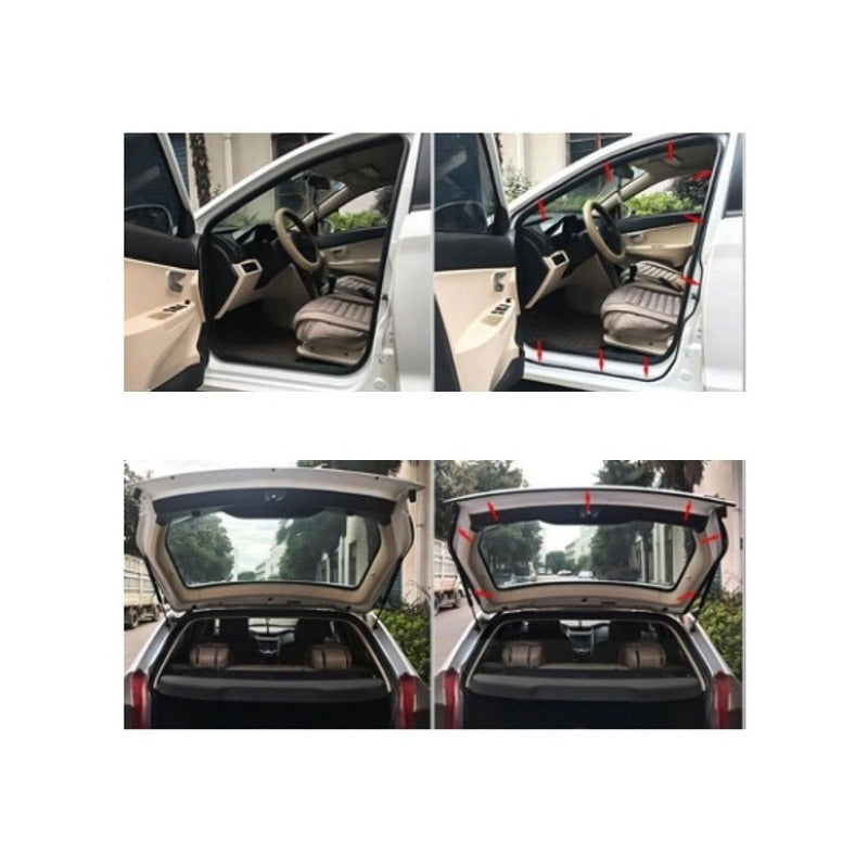 Moldura Puerta Protectora Auto Autoadeshiva Forma B 5m - Eurotruck Mexico