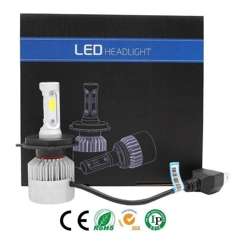 Kit Led 2 Focos Led H7 H4 9005 9006 Moto S2 Led 8000 Lm