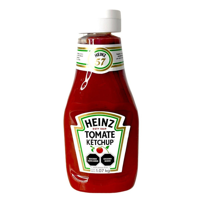 Salsa Catsup Tomate Ketchup Heinz Botella De 1.07 Kg