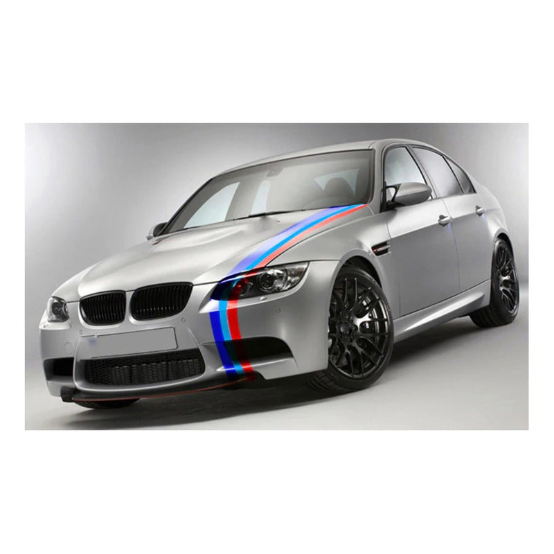 Sticker Calcomania Vinil Bandera Bmw 1 Serie I3 I8 7.5cmx1m