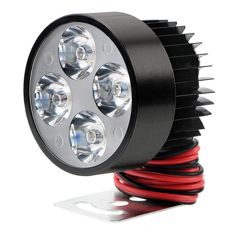 Faro Foco 6 Leds Barra Led Blanco Fijo Moto Bici 1 Par 12v - Eurotruck Mexico