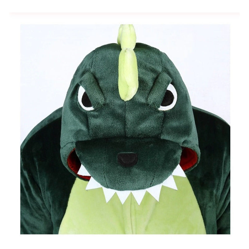 Pijama Dinosaurio Disfraz Kawaii Infantil Para Niño Mameluco