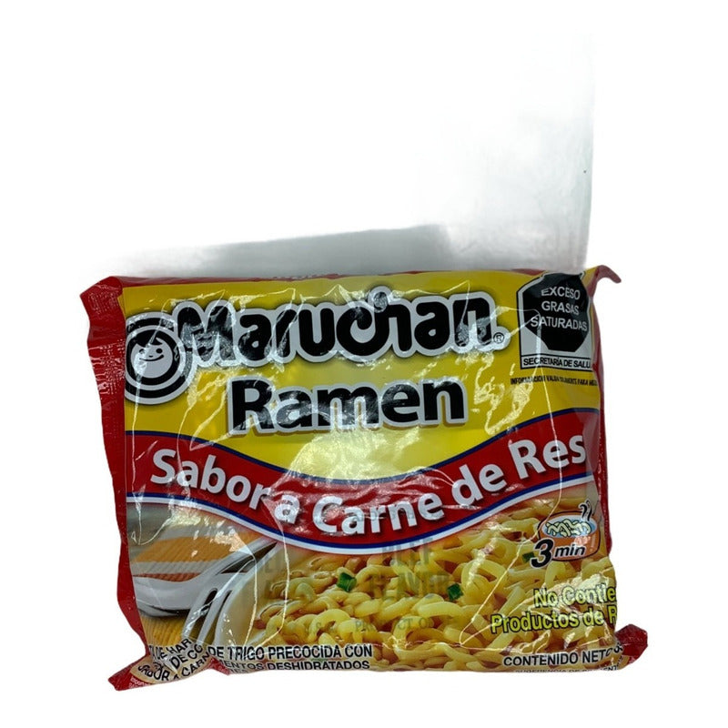 Sopa Maruchan Ramen Sabor A Carne De Res 85 Gr