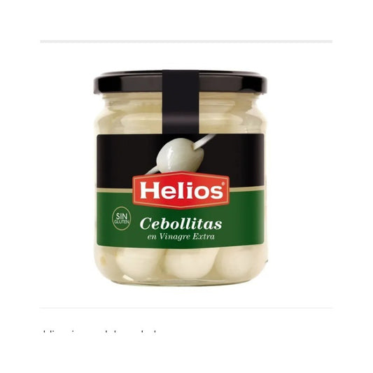 Cebollitas En Vinagre Extra Helios 345 Gr Botanas