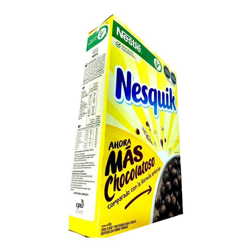 Cereal Nesquik Nestlé 650g Mas Chocolate