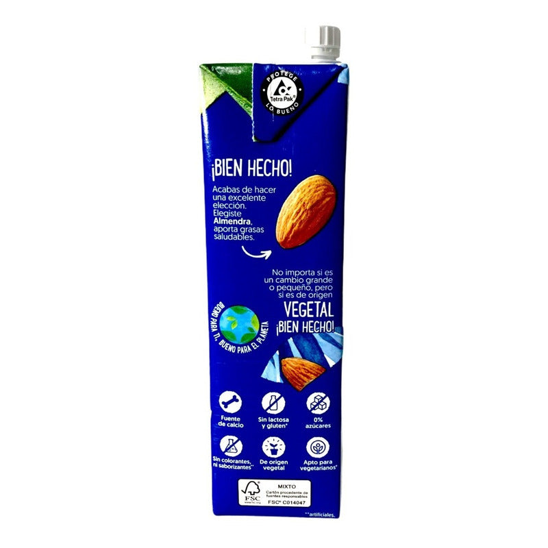 Silk Alimento Liquido Almendra Sin Azucar 946ml Monk Fruit