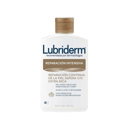 Crema Liquida Lubriderm Reparación Intensiva 400ml Piel Seca