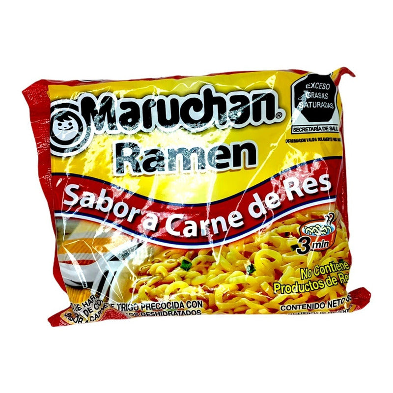 Sopa Maruchan Ramen Sabor A Carne De Res 85 Gr