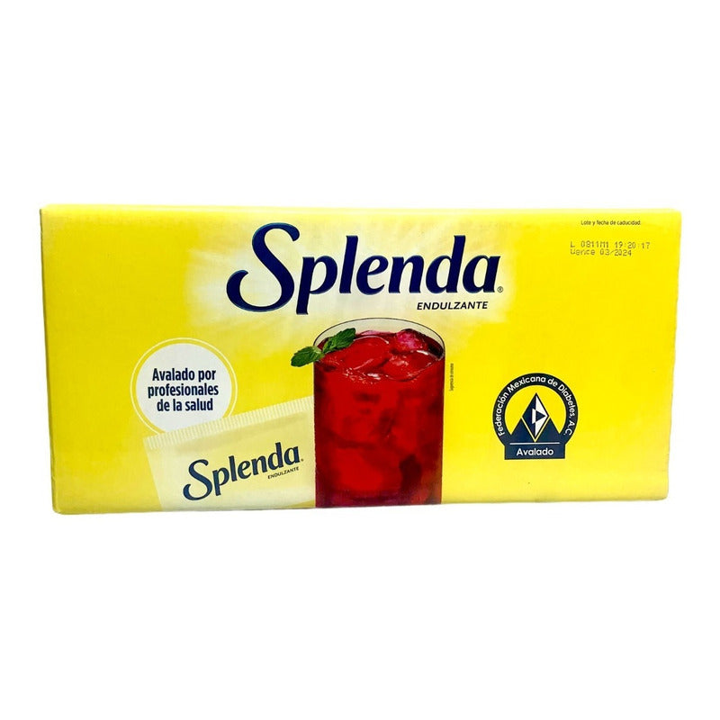 Endulzante Splenda Con 600 Sobres De 1 Gr