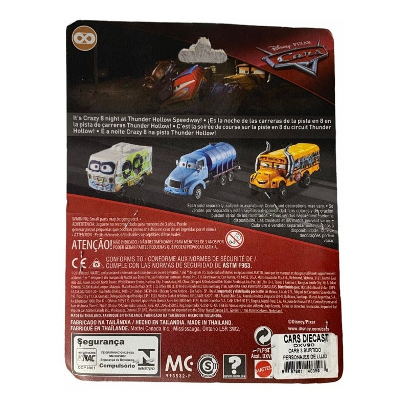 Vehiculo Cars Disney Thunder Hollow Van Scanlane - Eurotruck Mexico