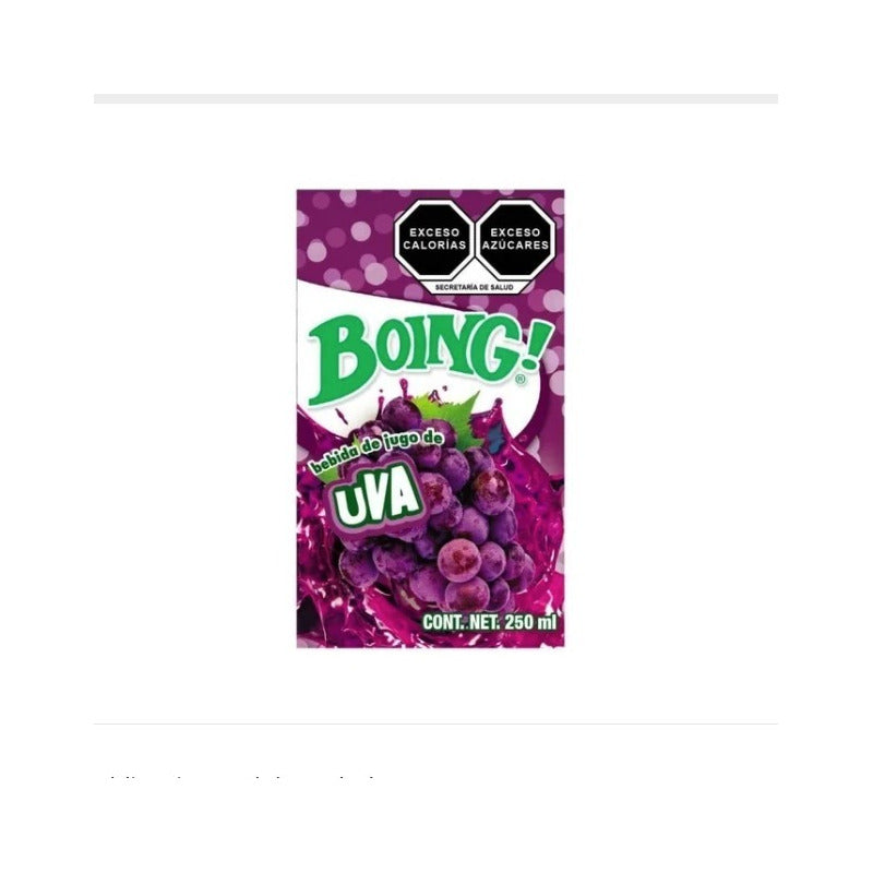 Boing Jugo Sabor Pulpa De Uva Fortificada 500 Ml