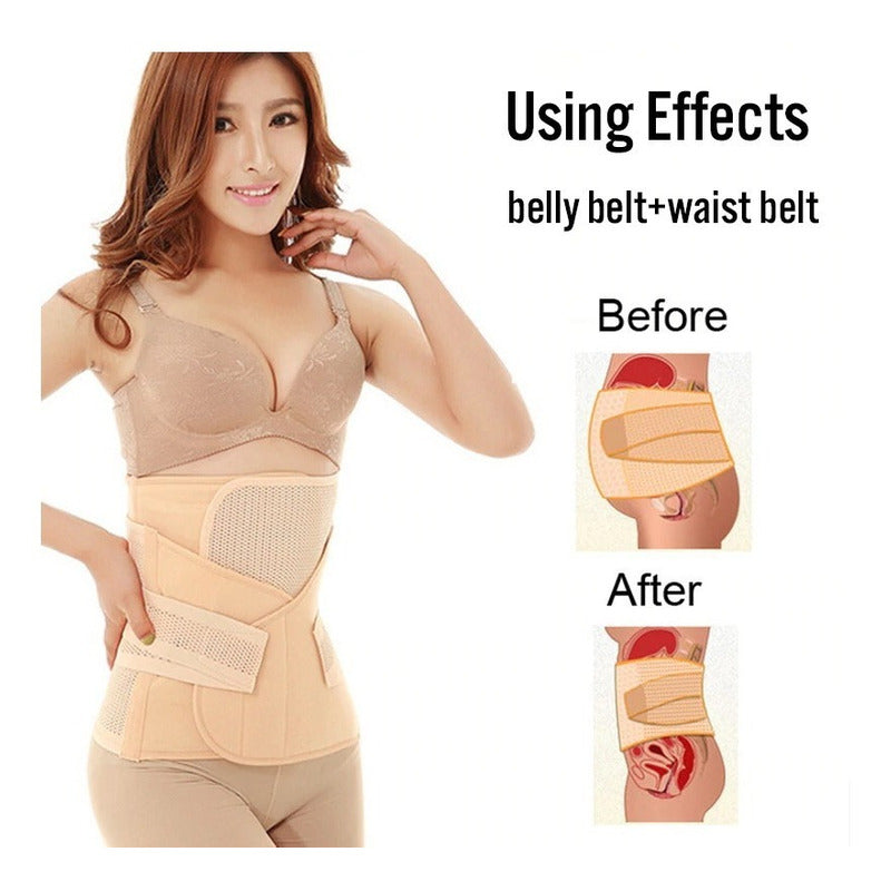 Faja Maternidad 3en1 Postparto Invisible Celulitis Reductor