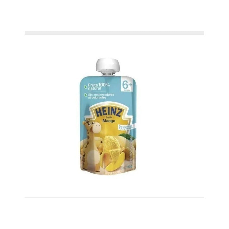 Papilla Heinz Para Bebe Pouch Mango 113 Gr