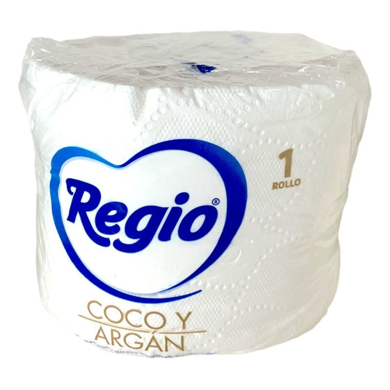 Papel Higienico Regio Coco Y Argan Maxima Suavidad