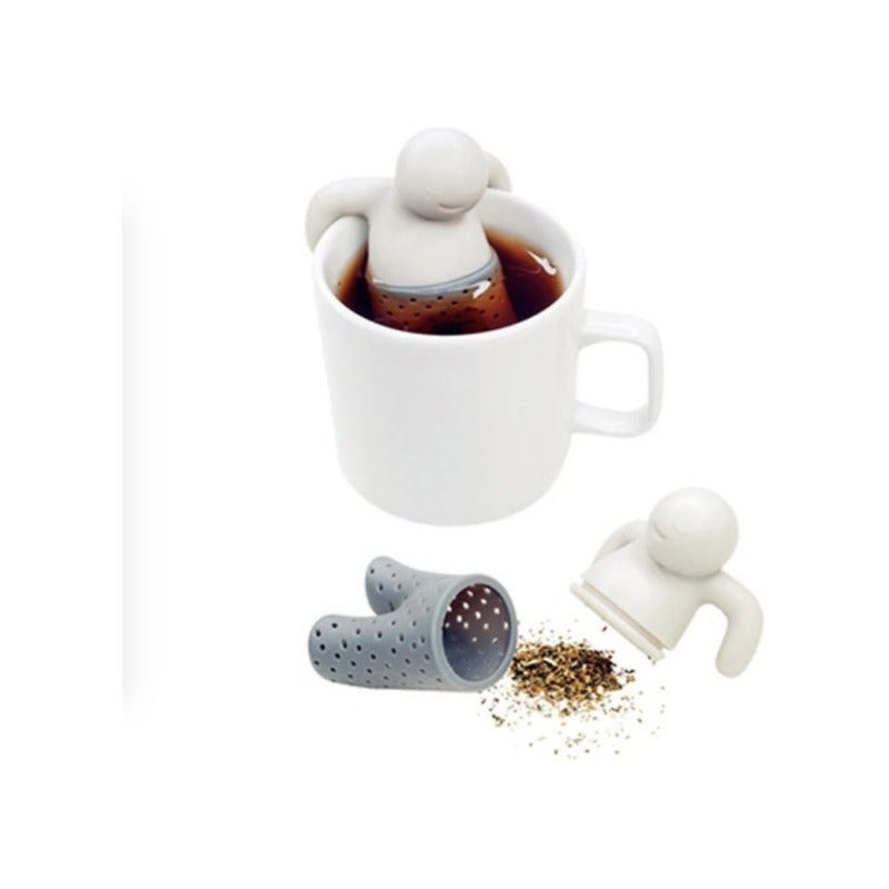 Infusor De Te Muñeco Varios Colores Mr Tea 6pz