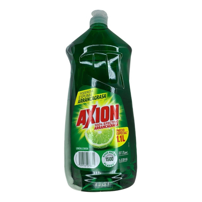 Jabón Lavatrastes Líquido Axion Arrancagrasa Limon 1.1l