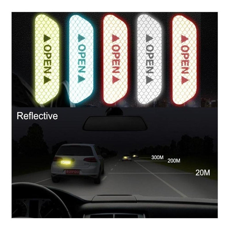 Sticker Reflejante Seguridad Puertas Vw Jetta Camioneta Audi - Eurotruck Mexico