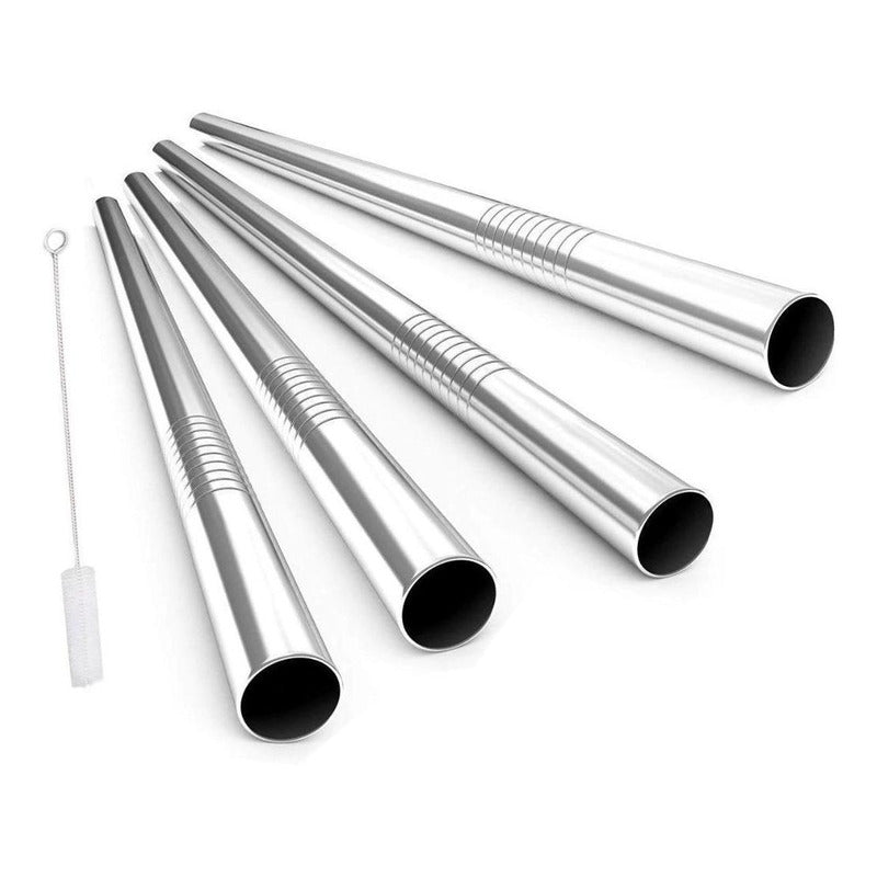 1 Popote Color Acero Inoxidable Metal Multicolor 21 O 26 Cm