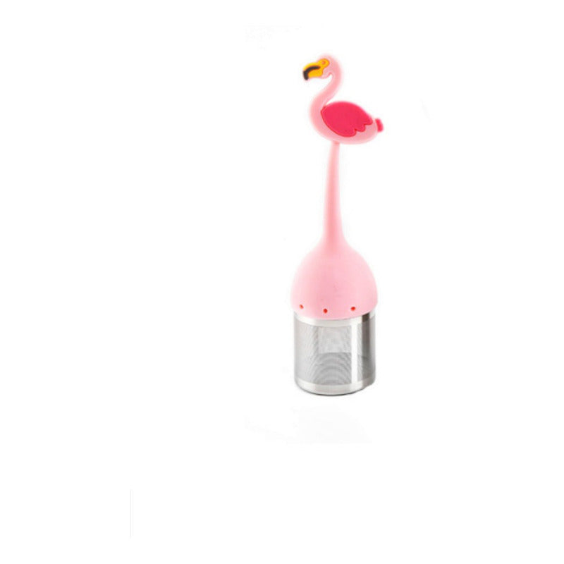 Infusor De Te Metal Silicona Flamingo