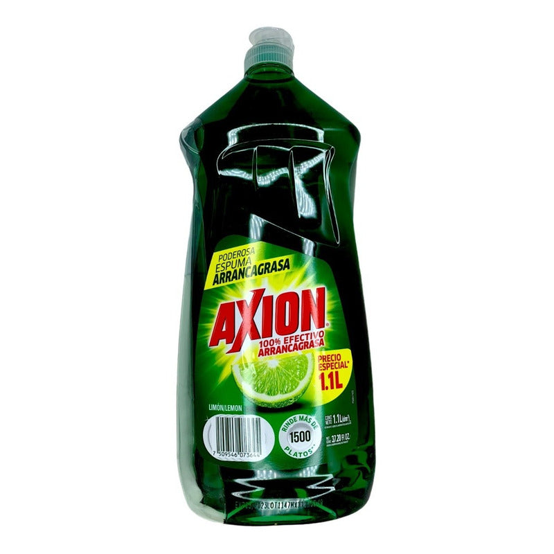 Jabón Lavatrastes Líquido Axion Arrancagrasa Limon 1.1l