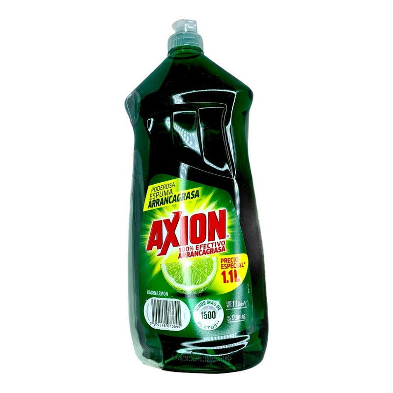 Jabón Lavatrastes Líquido Axion Arrancagrasa Limon 1.1l