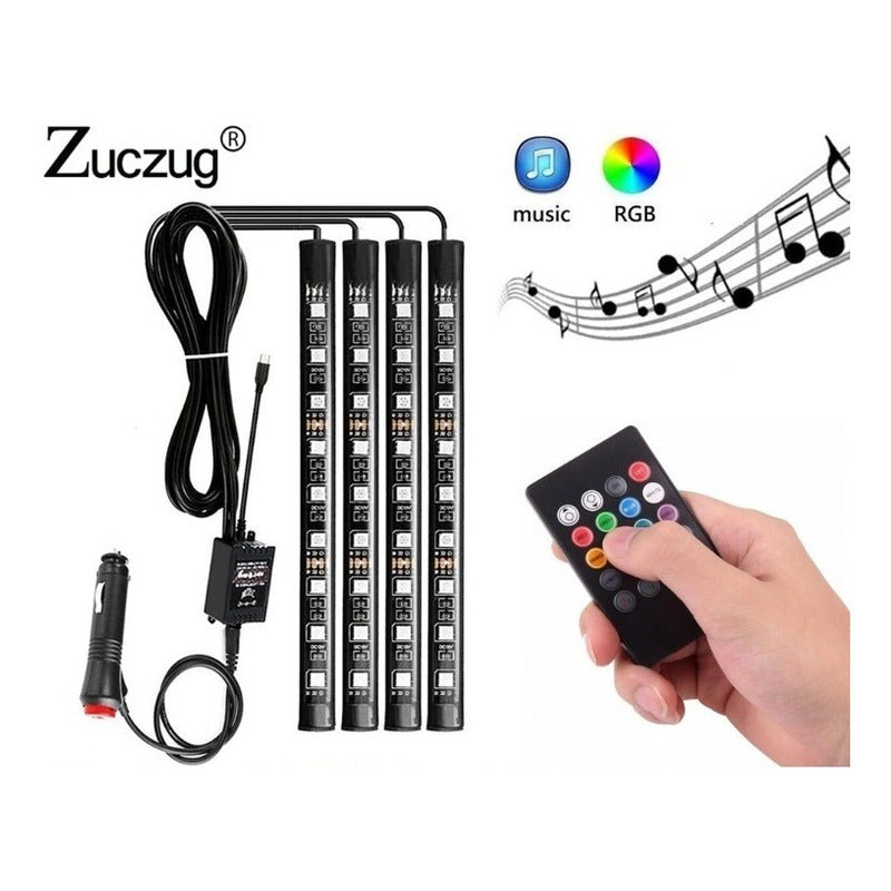 Tira Led Rgb Audioritmica Atmosfera Jetta Exterior Auto - Eurotruck Mexico