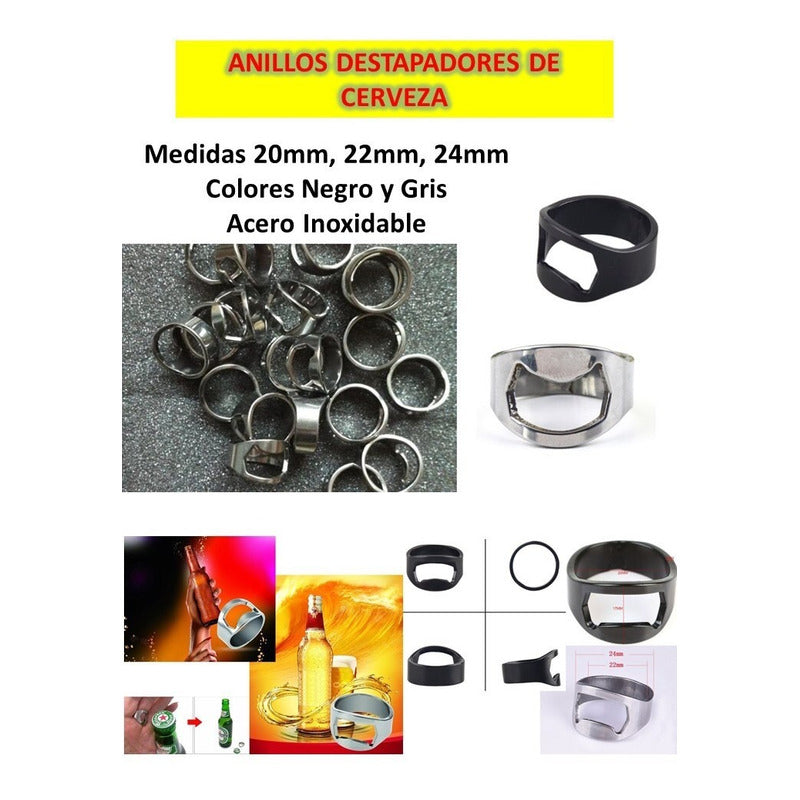 Anillo Destapador De Cerveza 50 Piezas