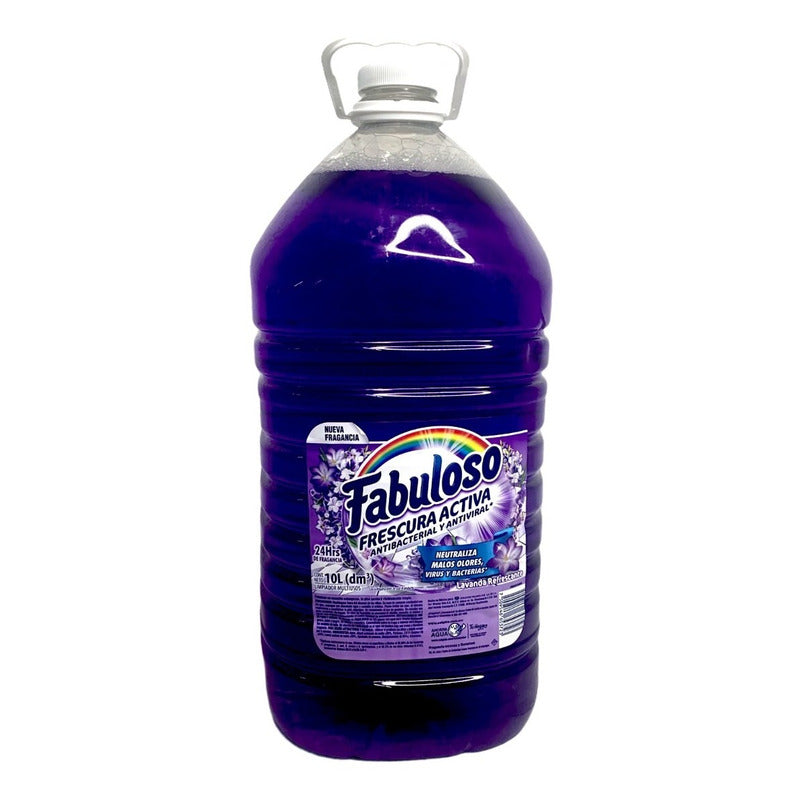 Fabuloso Lavanda 10 Lt Limpiador Liquido Multiusos  Frescura