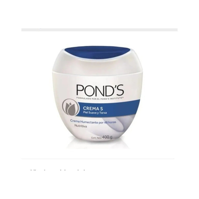 Pond's Crema S Humectante Nutritiva 400 G Piel Suave Y Tersa