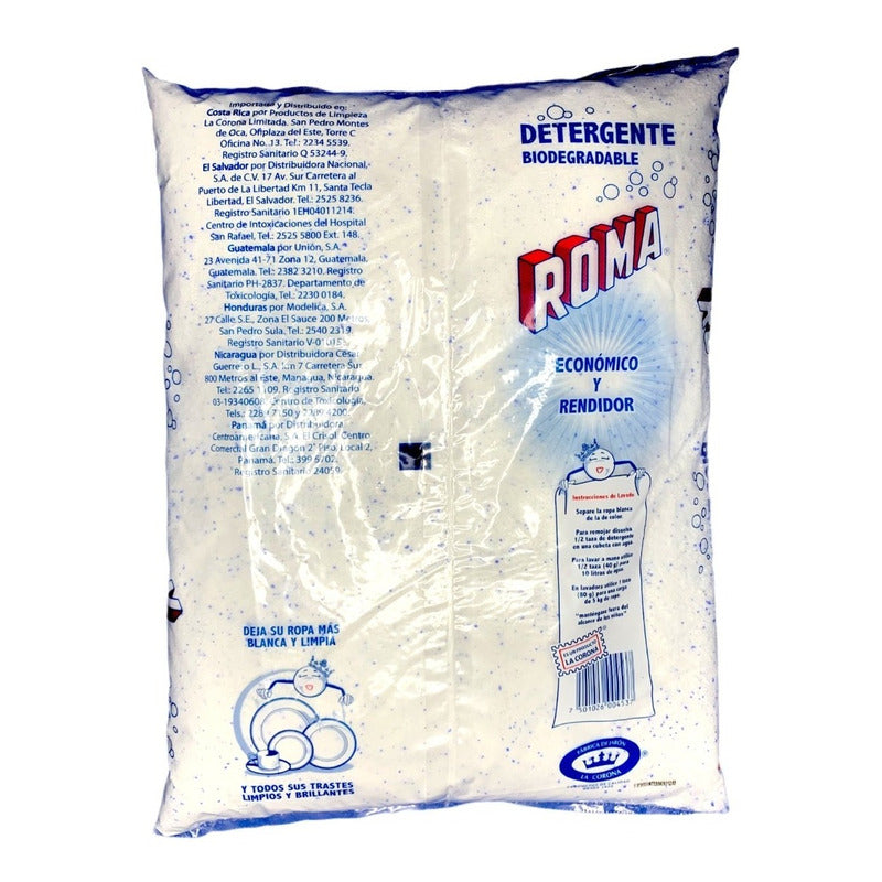 Detergente Roma Polvo Biodegradable Rendidor 1kg