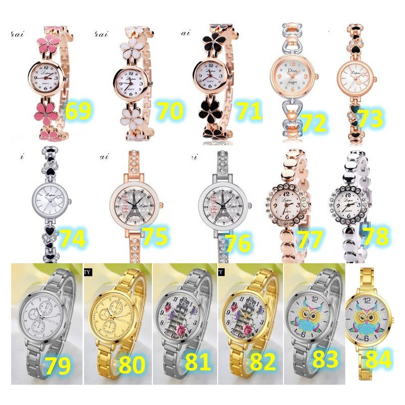 Reloj Dama Mujer Tipo Lujo Mama Pulsera