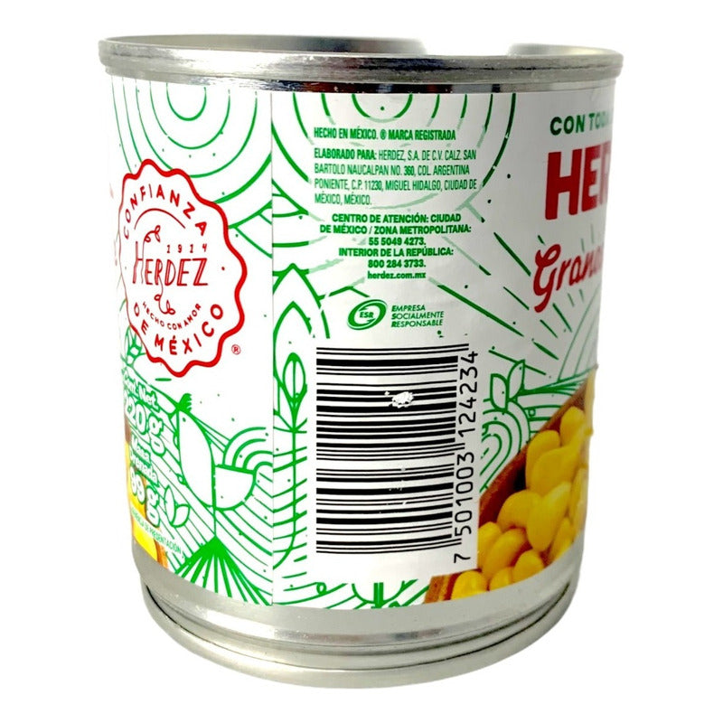 Granos De Elote Herdez En Lata 220 Gr